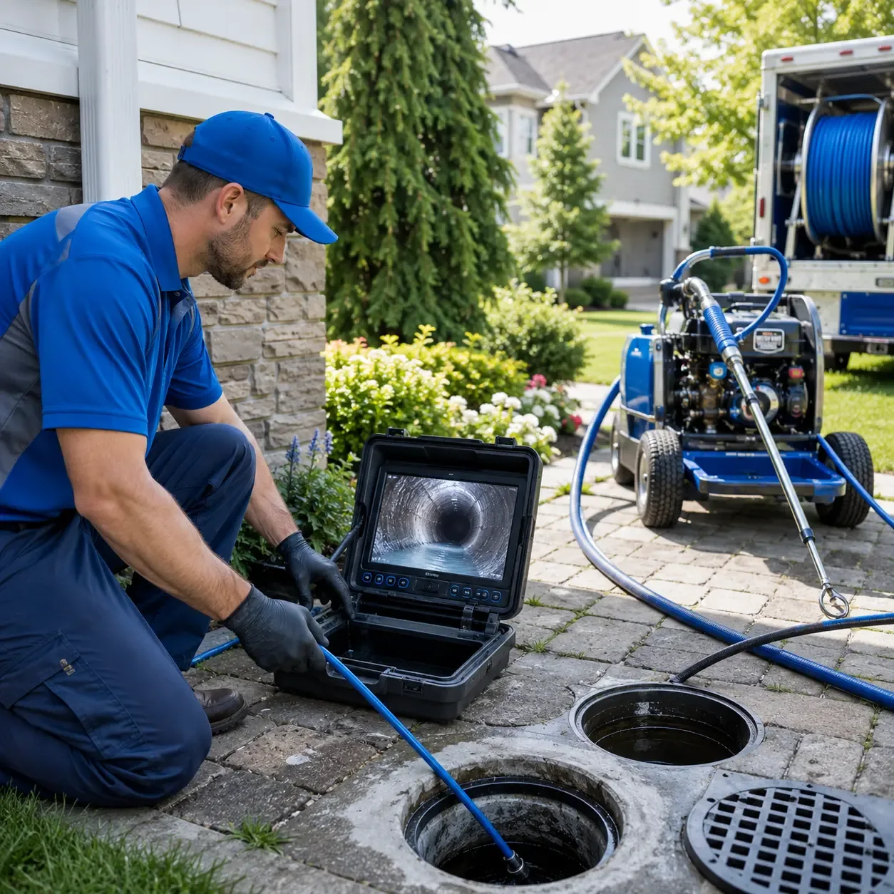 Outdoor drain cleaning professionals serving Grandview, WA